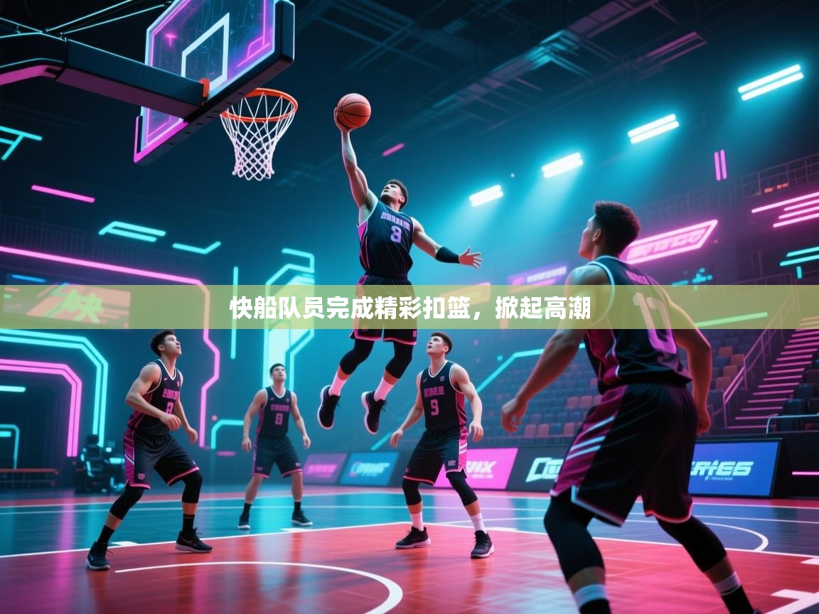 快船队员完成精彩扣篮，掀起高潮  第1张
